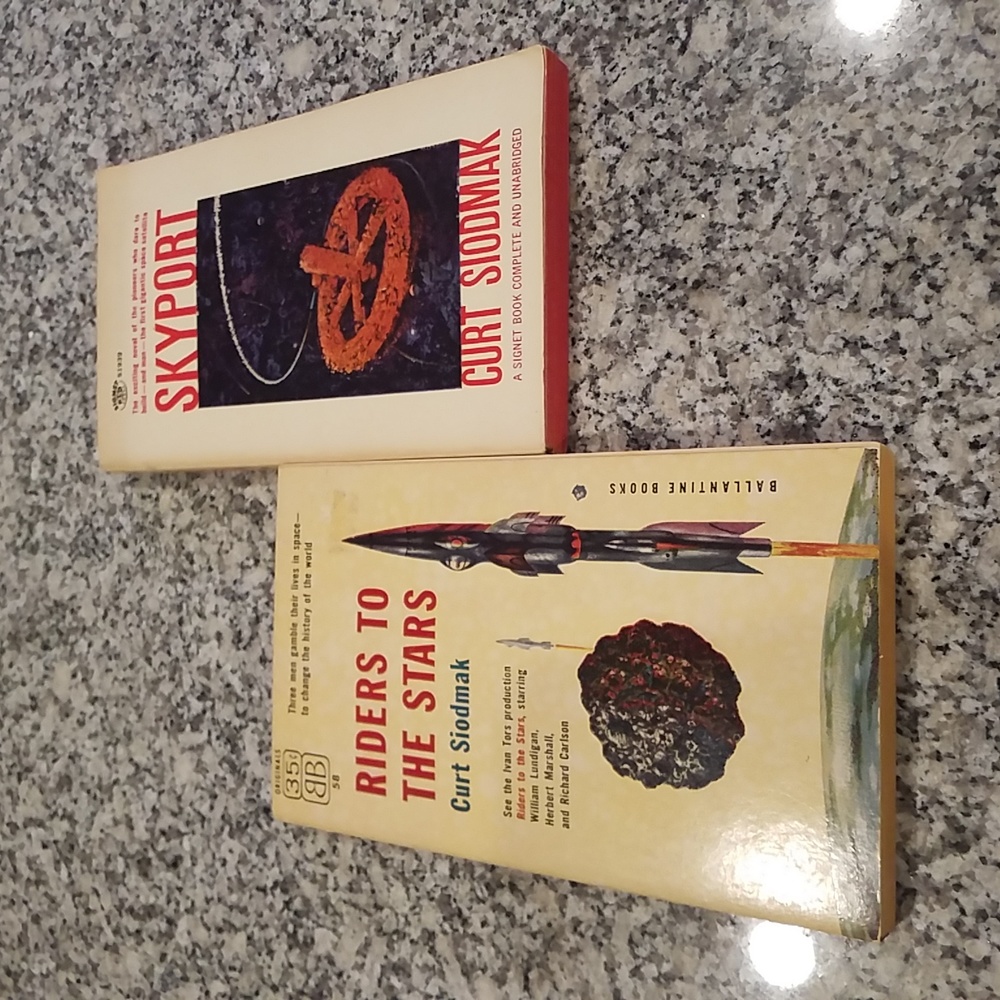 2 Original Curt Siodmak Science Fiction Books